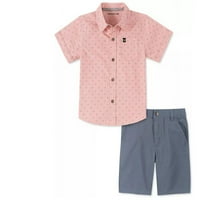 Calvin Klein Jeans Toddler Boys 2-PC, Košulja i kratke hlače, 6