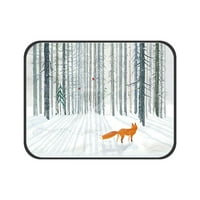 Zimska šumska pejzaž sa mačkama za mačke za pse za mačke za pete Pee Jastučići mat jastuk za jastuke