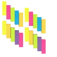 EMRAW šarene ljepljive stranice Inde kartice, 0,5 1,75 Neon Bright Boolobojni samoti lijepljivi štap It indeksiranje zastava jastučića
