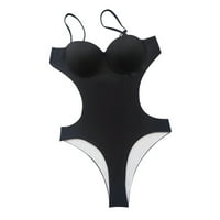 Ženski jednodijelni čelični nosač čvrsti bikini push-up jastučić kupaći kostimi kupaći kostim za plasku