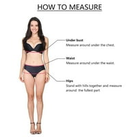Poatren ženska seksi visokog kontrasta grudi sa distrikom split bikini set kupaći komič