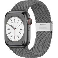 Kompatibilan sa Apple Watch Bandovima, pletenim solo petljom najlon Sport Stretchy remen Podesivi ručni