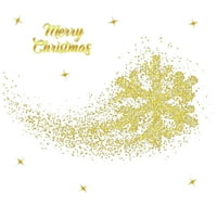 onhuon sretan božićni zlatni domaći zidni naljepnica zidni naljepnica naljepnica od dekora uklonjiva