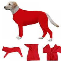 Oboje za pse za rane u trbuhu ili kožnim bolestima, prozračno odijelo za oporavak za pse za pse, Dugih
