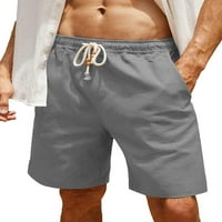 Niveer muške ljetne kratke hlače Elastična struka kratke hlače od plaže od pune boje DRUGA DRUGA DRVA