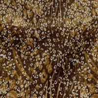 Onuone viskozni dres smeđe tkanine Leopard Životinjski opskrbljivanje kože Oprema za ispis Šivaće tkanine sa dvorištem širom