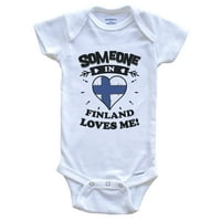 Neko u Finskoj voli me finska zastava za zastavu Baby Bodysuit