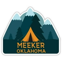 Meeker Oklahoma suvenir ukrasne naljepnice