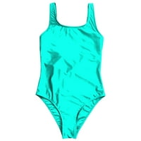 Kupaći kostimi Uorcsa za teen djevojke modne cvjetne tiskane tiskane za kupanje bikinija za žene zelene boje