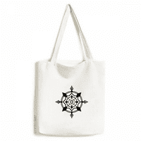 Zvijezde superimpospoložene čarolijske matrice Tote platnene torbe za kupovinu Satchel casual torba