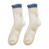 Božićne čarape za žene Parovi Moda Početna Ženska Djevojka Meko krevet Podne čarape Tople zimske čarape