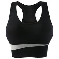 Donje rublje za žene Sportski grudnjaci Strappy Padded Srednja podrška Yoga BRA Work Lowout BRA WorkOut