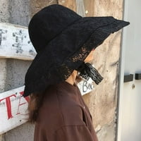 Cocopeaunt HT New Fashion Summer Sun Hat Ženska čipka Veliki veliki široki rub šešir dame prozračna
