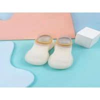 Dojenčad prve šetnje cipele za cipele na gornje kat čarape Napredker čarape tenisice slačka gumena potplat