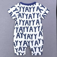 Advoicd TomceSit odjeća Toddler Boys Baby Ljetni crtani odjeća za odjeću za kipješa Josper Print 24