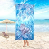 Ljetni otisci Veliki ručnici za plažu Brzi suv surf Poncho ručnik za mikrofiber ljeto plivanje morsko surfanje kišnim cijevima za sunčanje za sunčanje žene