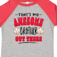 Inktastic To je moj fenomenalni brat sa bejzbolama poklon dječaka malih majica ili majica mališana