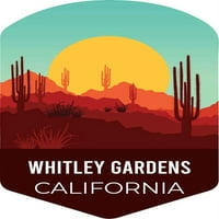 i R uvoz Whitley Gardens California Suvenir Vinil naljepnica naljepnica Kaktus Desert Design