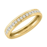 Carat Diamond unise vjenčani prsten u 10k žuto zlato