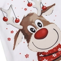Cuoff roditelj-dijete Odjeća Porodica Pajamas Baby Boys Girginje Božićno podudaranje pidžamas set elk