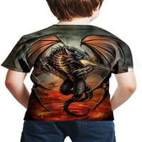 Želite li dječje djece ispisati majice 3D zmaja za mlade dječake 4 godine