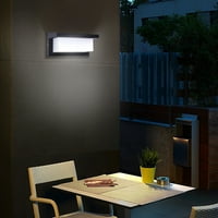 Fichiouy Moderna vanjska strana LED zidna lampica trijema Elegantna učvršćena vodootporna svjetiljka