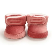 OUCAILI TODDLER CRIB cipele Prvi šetač papučasti čizme Zimske tople čizme protiv klizanja plišano obloženo