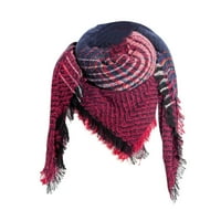 wendunide odjeća za odjeću žene jeseni zimski šal klasični reel plairani šal toplo mekani veliki pokrivač s omotačem šal šal