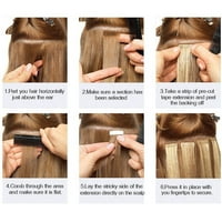 -Solitna traka u ljudskoj kosi označavaju balaju dugačka ravna meka kosa