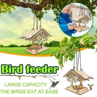 Feeder Wmybd Wooden ptice House Bird Feeder Wooden Birdhouse Vrt Bird House Garden Gifts