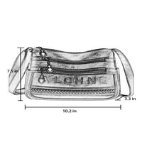 Prednjeg swalk dame torbi više džepova torba za rame Messenger Trajni križni torba Veliki kapacitet