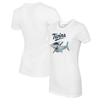 Ženska malena repa bijela Minnesota Twins Majica majica