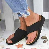 Sandale za žene čišćenje Žene Dression Comfy platforme casual cipele ljetna plaža Travel papera Flip flops cipele ženske sandale
