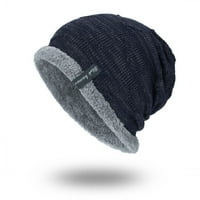 Unise pletena kapa za zaštitu glave Hedge Hat Beanie Cap topli na otvorenom modni šešir NY, mornarice