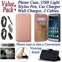 Value kablovi + za 5,7 LG V V CASE WALLET TELEFON HIBRID CHICK STAND TOUCH KARTICA Džepne torbice Grip