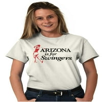 Arizona AZ je za Swingers Funny Golf Muška grafička majica Tees Brisco Brends L