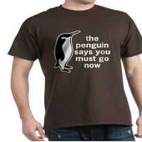 Cafepress - Penguin kaže tamna majica - pamučna majica