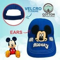 Disney Mickey Mouse uši momci Peek-A-boo bejzbol kapa 4-7