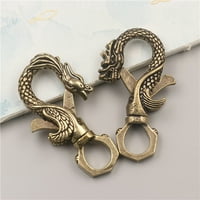 Naierhg ključni lanac mesinga zmajeva Phoeni oblikuje ključni privjesak za svakodnevno