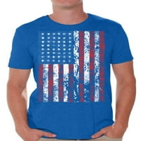 Američka zastava Trgened T majice za muškarce u Sjedinjenim Državama američke zastave zastava muške