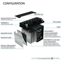 YTX14-BS baterija za Hyosung GT250, R - - Pack