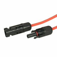 10AWG par crna + crveni solarni dodatni kabel sa ženskim i muškim konektorima