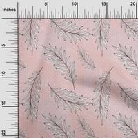 Onuone baršunasto svjetlo ružičasti trmarički tropski list sa priključkom za prestanak tačaka ispisuje šivanje tkanine sa dvorištem širom