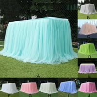 Prilično kompletna suknja za stol Multi Colors Stol Tkanina Početna Tekstilna stolnjaka za ukrašavanje stola za vjenčanje