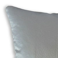 Kolekcija jastuka Barakit Solid Dekorativni bacanje jastuk sive euro trg