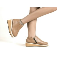 Bellella Women Anketi čizme klizne na hodanju Platform cipela Ležerne cipele Udobne radne vožnje Khaki