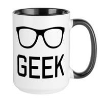 Cafepress - geek naočale - OZ keramička velika krigla