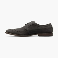 Stacy Adams Marligan Wingtip Oxford Suede klasične cipele Tamno siva 25616-011