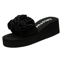 Ženska ljetna novih cipela za cipele za cipele za cipele za cipele na plaži, crna