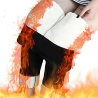 Ženske hlače Zimske casual batefly printova gamaše elastični visoki struk toplotni hlače za vježbanje